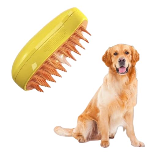 3In1 Pet Steam Spray Brush For Dogs & Cats