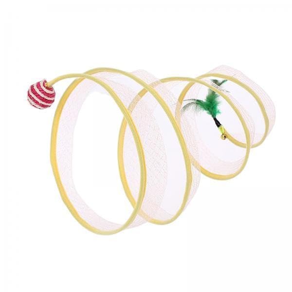 Enakshi 2Xcat Tunnel Collapsible Pet Interactive Toy Small Animals Portable For Kitten|Pet Supplies | Cat Supplies | Toys