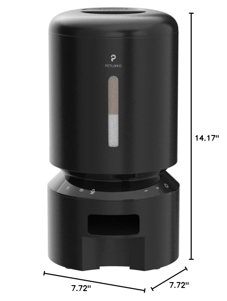 PETLIBRO Automatic Cat Feeder, Automatic Dog Feeder with Freshness Preservation, 5L Timed Cat Feeders for Dry Food, Up to 6 Meal
