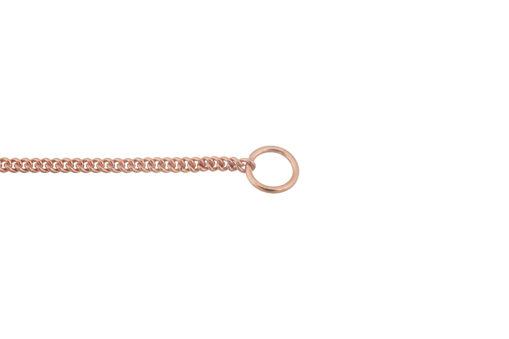 Alvalley Metal Chain Dog Show Collar - Pet Slip Collar For Shows - Fine Curved Chain Collar - Adjustable For Toy, Small, Medium,