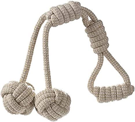 PSK PET MART Dog Chew Toys, Indestructible Cotton Braided Rope Toy, Best for Teething Puppy or Large Breed Aggressive and Heavy 