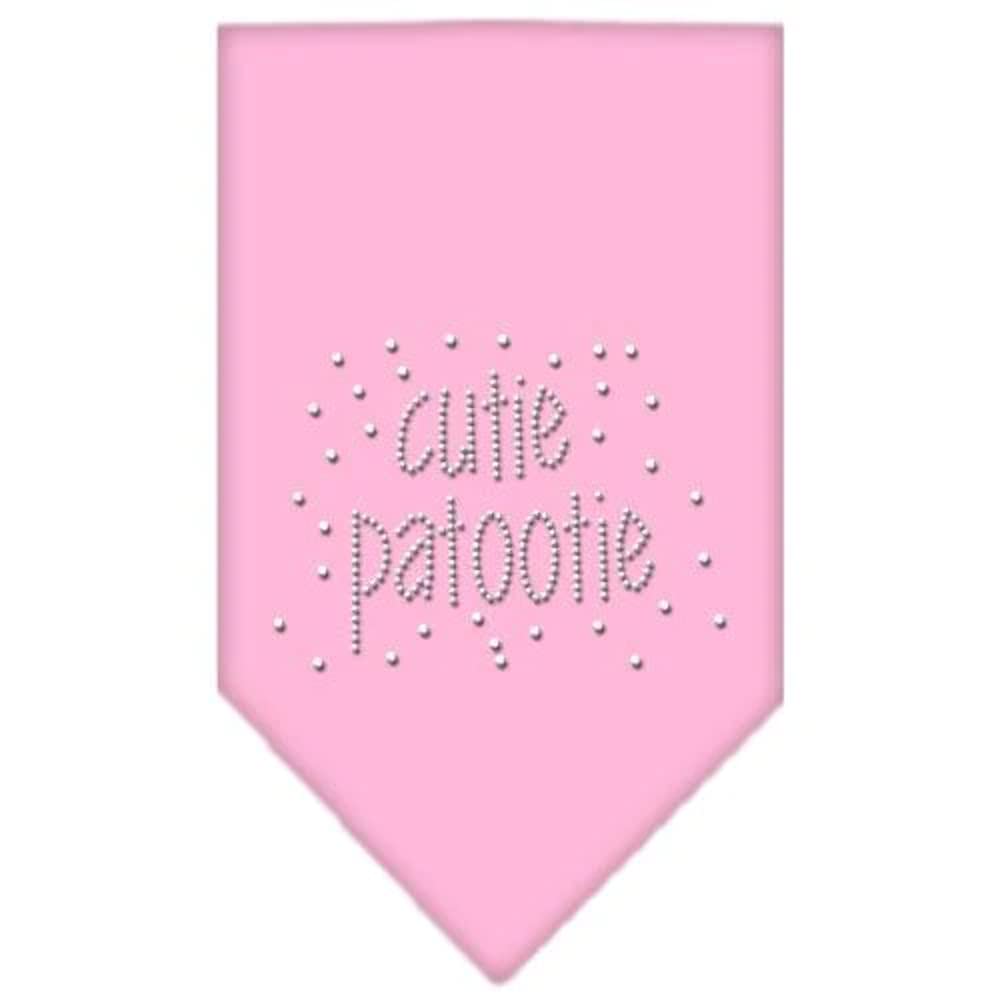 Mirage Pet Products Cutie Patootie Rhinestone Bandana, Large, Navy Blue