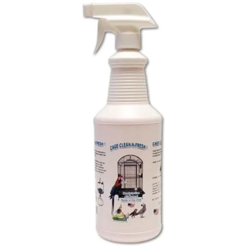 A&E Cage Co. 644104 Cage Clean N Fresh Lime, 32 Oz