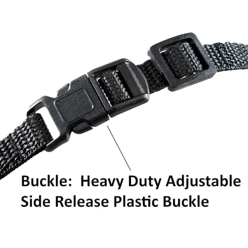 High Tech Pet Micro Sonic 5 Water-Resistant Collar, XL, Black, Nylon, Model MS-5