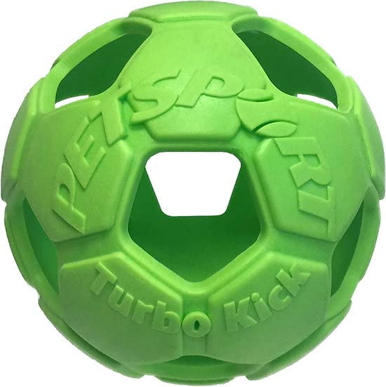 Petsport 4' Turbo Kick Soccer Ball Dog Toy (3 Pack) | Vanilla Scented Super Durable Tpr Rubber | Ultra Strong & Bouncy | Play Fetch With Your Pet, Colors Will Vary