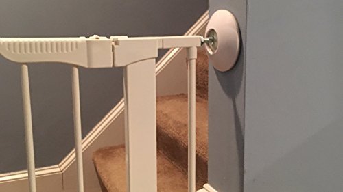 Wall Saver Baby Gate Wall Protector Protects Walls From Child Gate Damage - Makes Safety Gates More Secure - For Walk Thru Pressure Mounted Gates - Childproofing, Pet Proofing - 2 Full Size