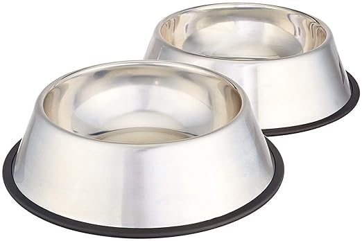 Smart Doggie  Dog Feeding Bowls For Your Pet Dogs | 2 Peice Set 1.5L (Large),Stainless Steel
