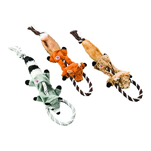 Spot Ethical Pets Fox Mini Skinneeez Tugs Dog Stuffingless Toy, 14'
