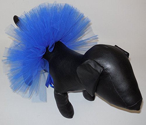 Pawpatu Handcrafted Royal Blue Mesh Tutu For Small Dogs