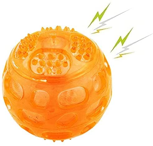 Kutkut Dura Squeak Dog Ball, Float & Squeaky Small Dog Ball For Playing, Fetching & Retrieving  Great Alternative To Traditiona
