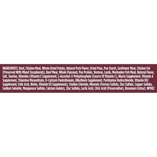 Nutrish High Protein Beef, Potato & Peas Recipe with Venison & Lamb Dry Dog Food, 12 lb. Bag, Packaging May Vary (Rachael Ray)