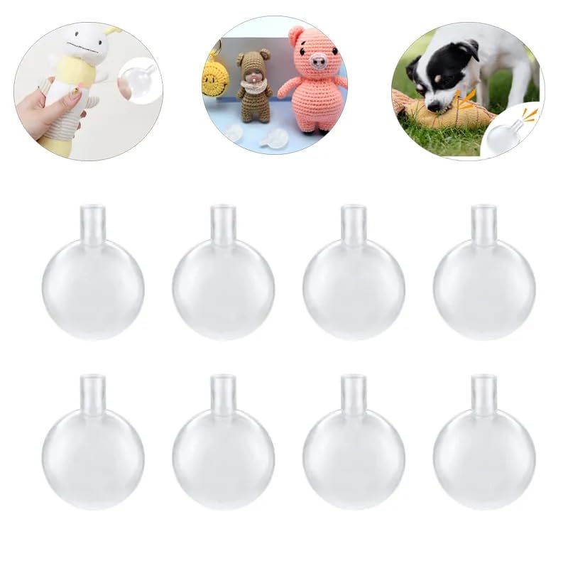 Tovip 50 Pcs 35mm Toy Squeakers Fit Repair Dog Pet Baby Toys Noise Maker Insert Replacement