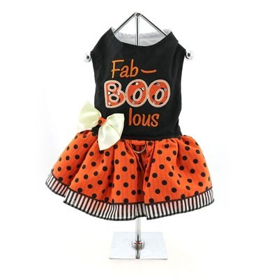 Doggie Design Holiday Dog Harness Halloween Dress - Fab-Boo-Lous (Xs)