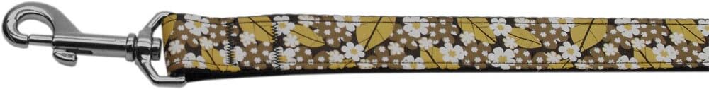 Pet Dog & Cat Nylon Collar or Leash, "Autumn Leaves" 5/8" w x 6 ft. leash