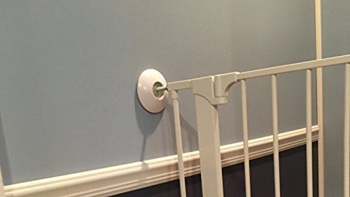 Wall Saver Baby Gate Wall Protector Protects Walls From Child Gate Damage - Makes Safety Gates More Secure - For Walk Thru Pressure Mounted Gates - Childproofing, Pet Proofing - 2 Full Size