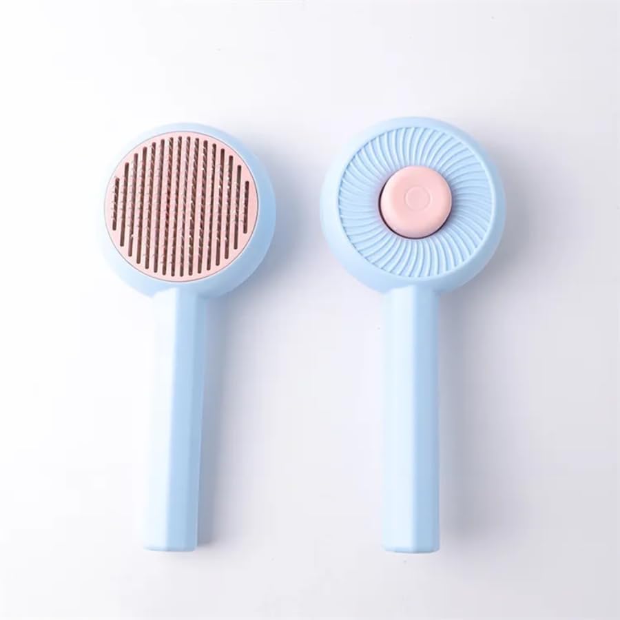 Dog Trust Pet Cat Grooming Comb  Stainless Steel Deshedding Tool For Cats, Flea Removal And Hair Detangling Brush, Comfortable 