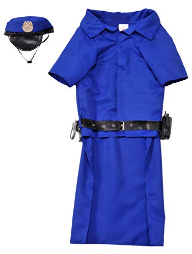 Rubies 3X Big Dog Police Costume - Blue Themed Party & Halloween Outfit for Large Dogs