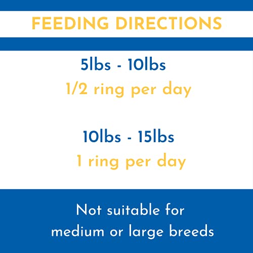 N-Bone Teeny Puppy Teething Rings, Chicken Flavor, 7 Count, 4.6oz, Barn Red/Cream, Model 912689