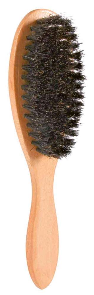 Trixie Dog Brush With Natural Bristles, Grooming Brush For Pets, Made With Wooden Handle For A Firm Grip, Helps Detangle Knots I
