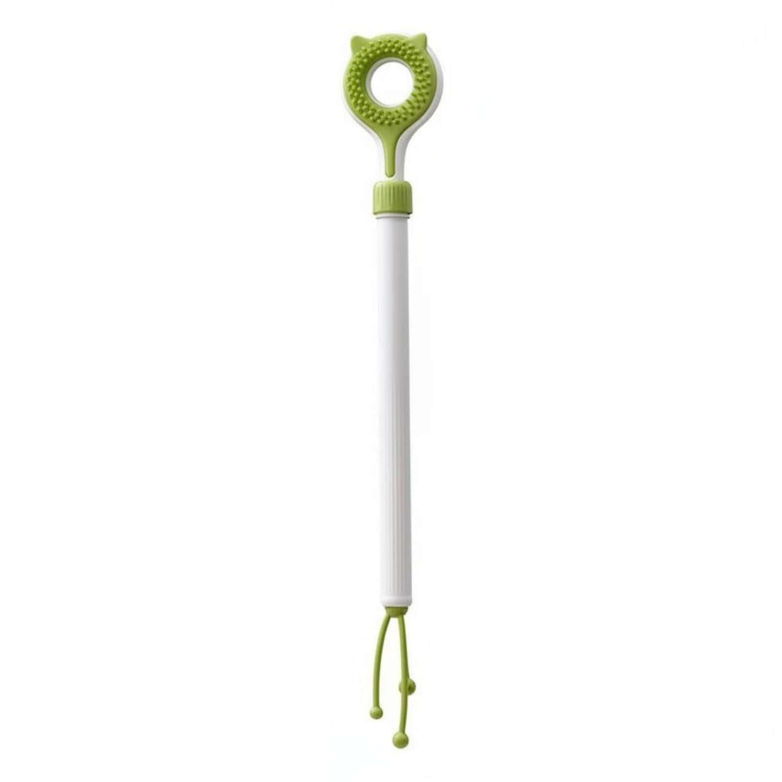 Enakshi Retractable Kitten Teaser Stick 2 In 1 Kitten Massage Wand DoubleSided Pet Massage Wand, Green|Pet Supplies | Cat Suppl