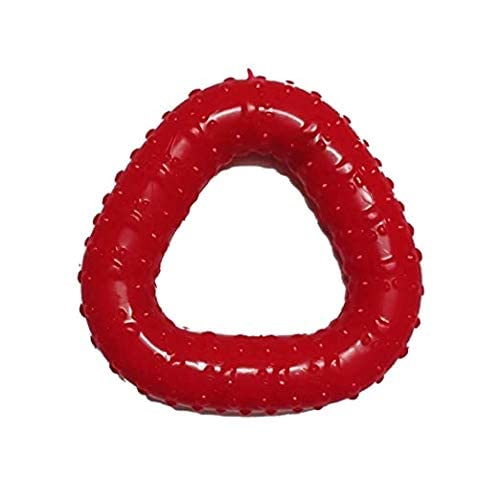 Rvpaws Natural Rubber Triangle Dog Chew Toy, Puppy Teething Toy, 5 Inches