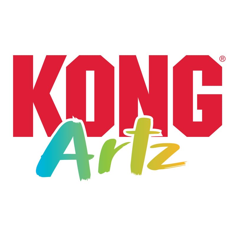 KONG Artz Cats Crackling Cat Toys with Catnip, Ribbon & Tail - Multicolored, Model CA111