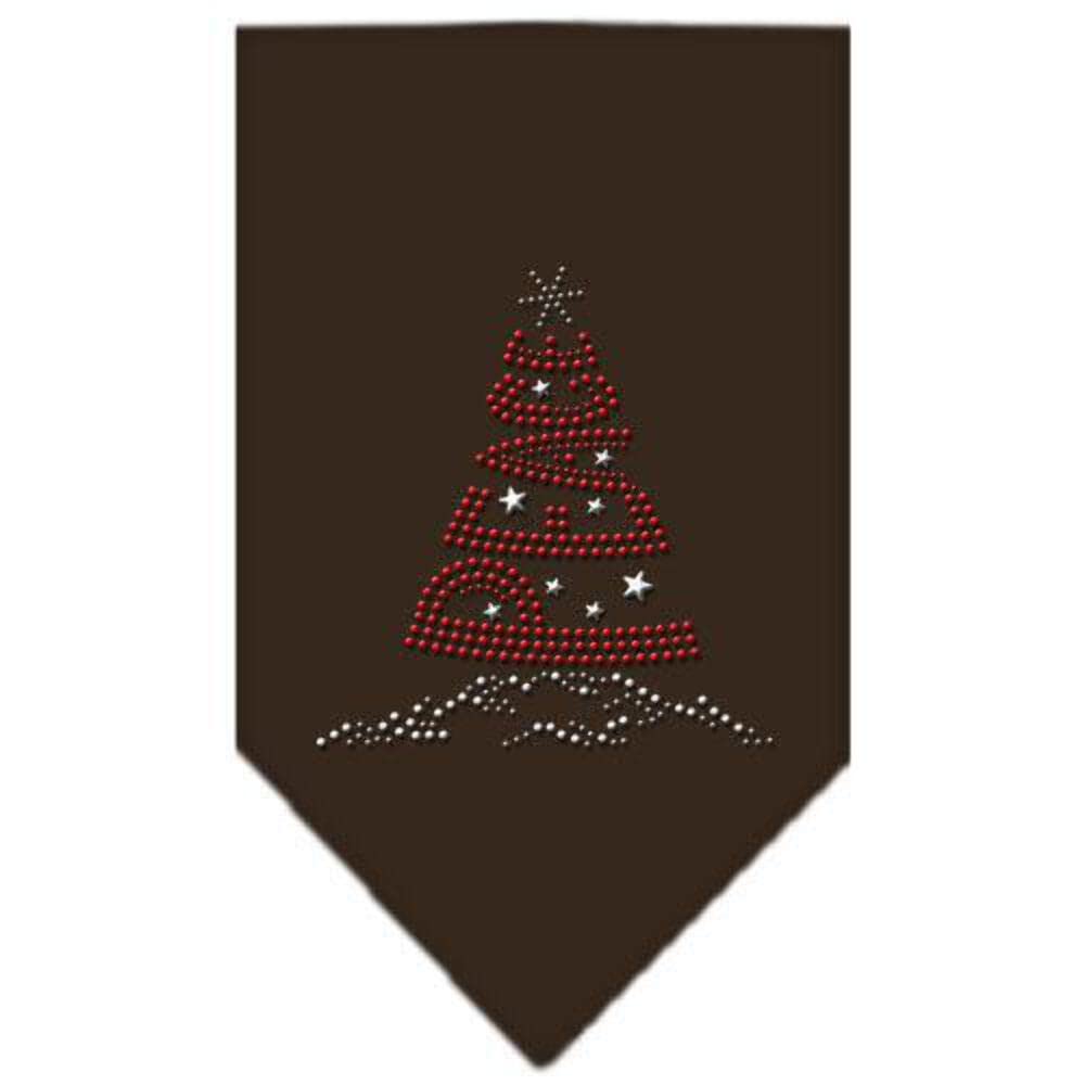 Mirage Pet Products Peace Tree Rhinestone Bandana, Large, Turquoise