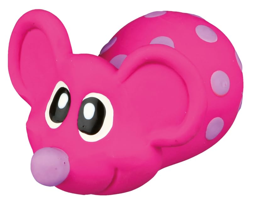 Trixie Latex Dog Toy For Puppies And Dogs, Durable Fetch And Chew Squeaker Toy, Made Of Natural Latex Rubber  8 Cm, Get Any 1 C