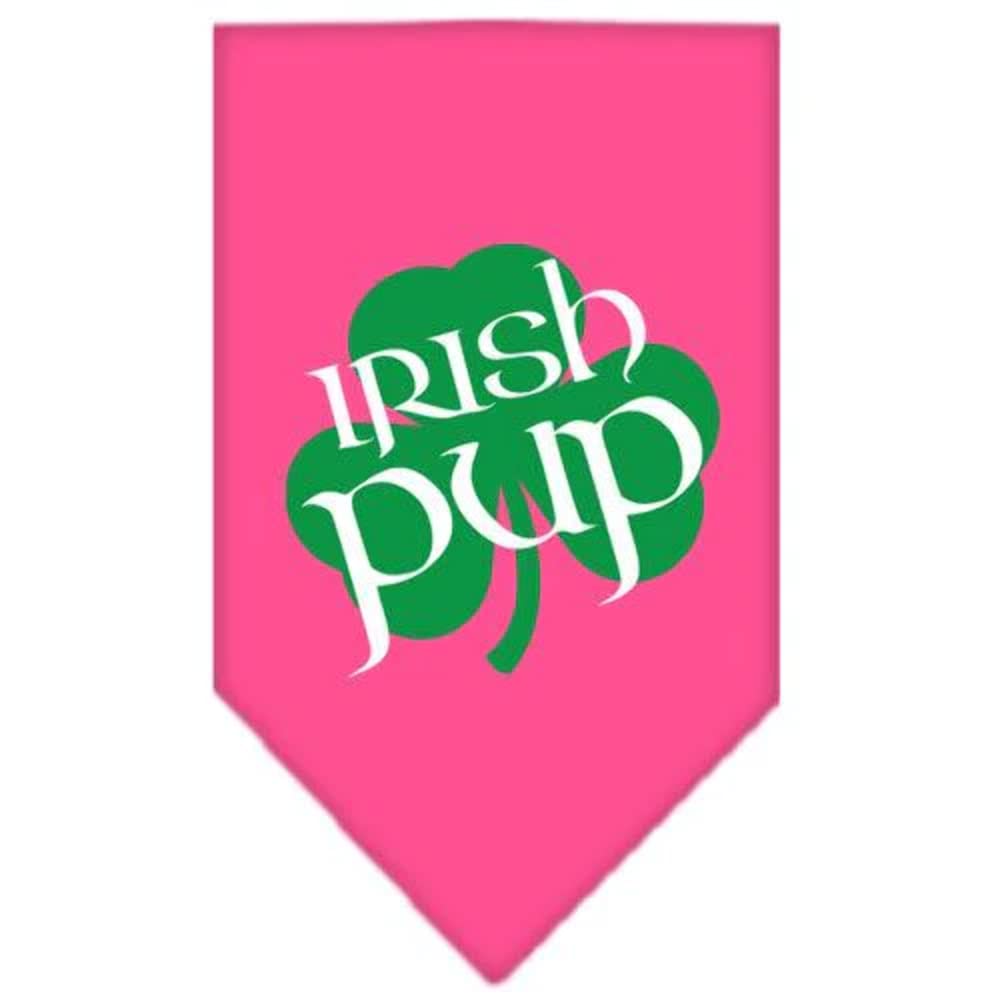 Mirage Pet Products Irish Pup Screen Print Bandana, Small, Cocoa