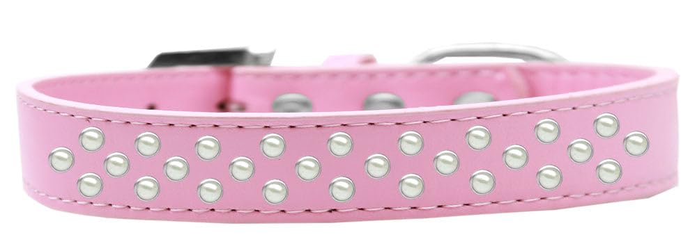 Dog, Puppy & Pet Fashion Collar, Pearl Rimsets Sprinkles Light Pink 20