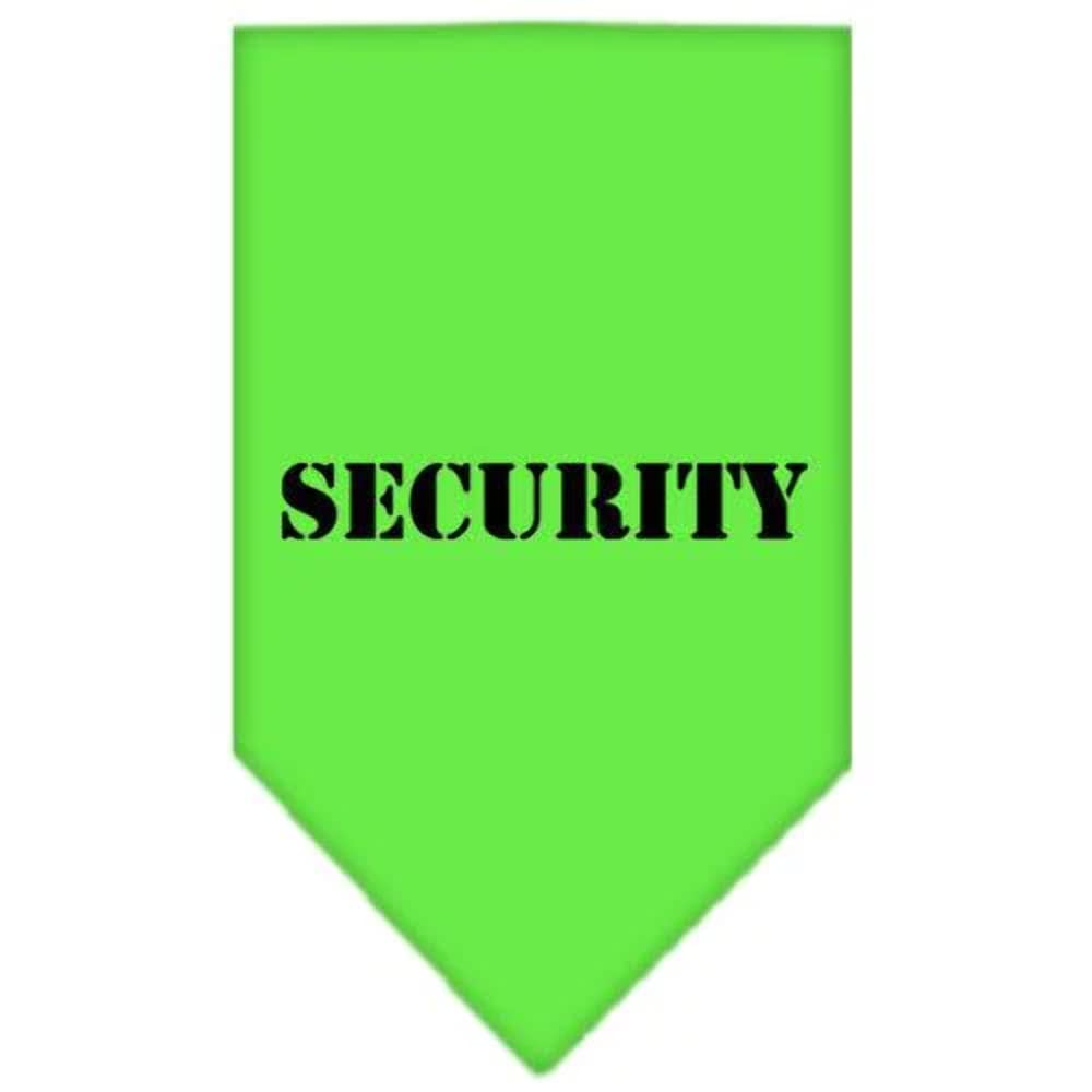 Mirage Pet Products Security Screen Print Bandana, Large, White