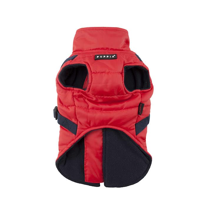 Puppia Mountaineer II Winter Vest, Large, 100% Poly, Red, Model PAPD-VT1366-RD-L