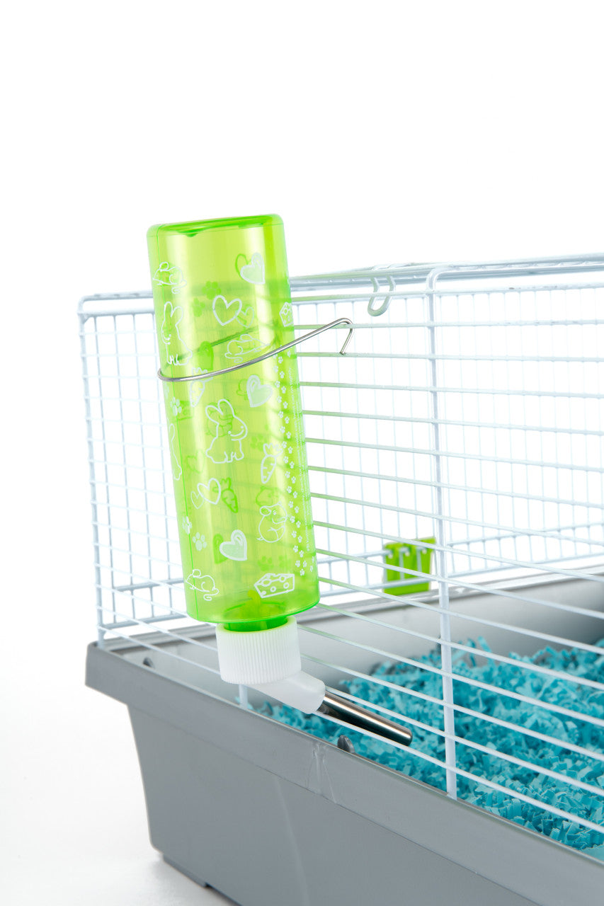 Lixit Critter Brites Water Bottle 8 oz Small Animal No-Leak Cage Bottle USA 2-Pack