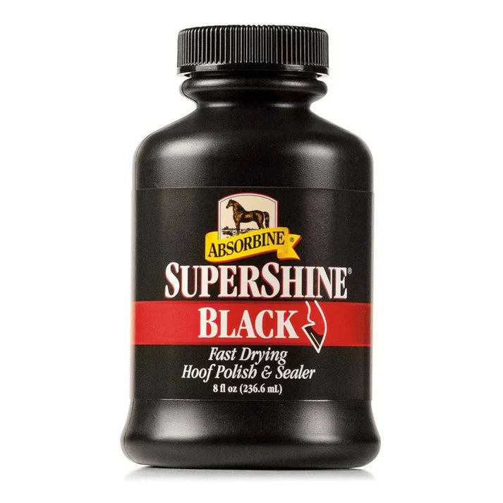 Absorbine SuperShine Hoof High Gloss Polish Shine and Sealer 8 oz.