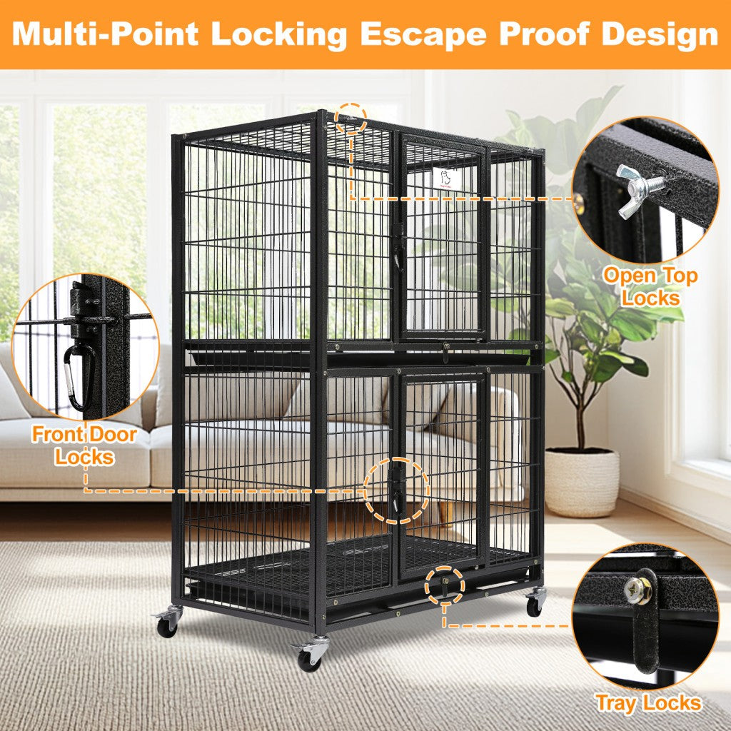 31 Two-Tier Dog Crate 46A