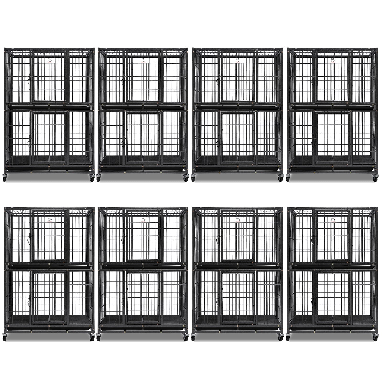 31 Two-Tier Dog Crate 46A