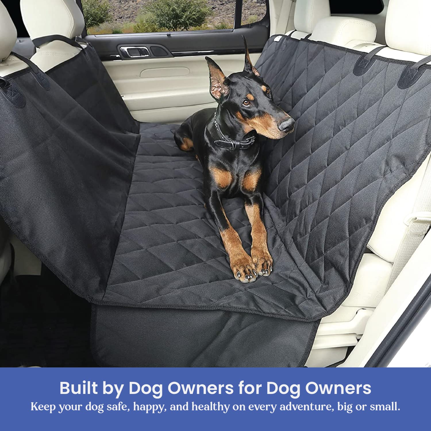 Dog Rear Seat Cover with Hammock - XL