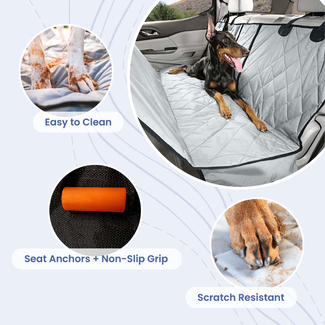 Rear Seat Cover for Fold Down Seats with Hammock - XL