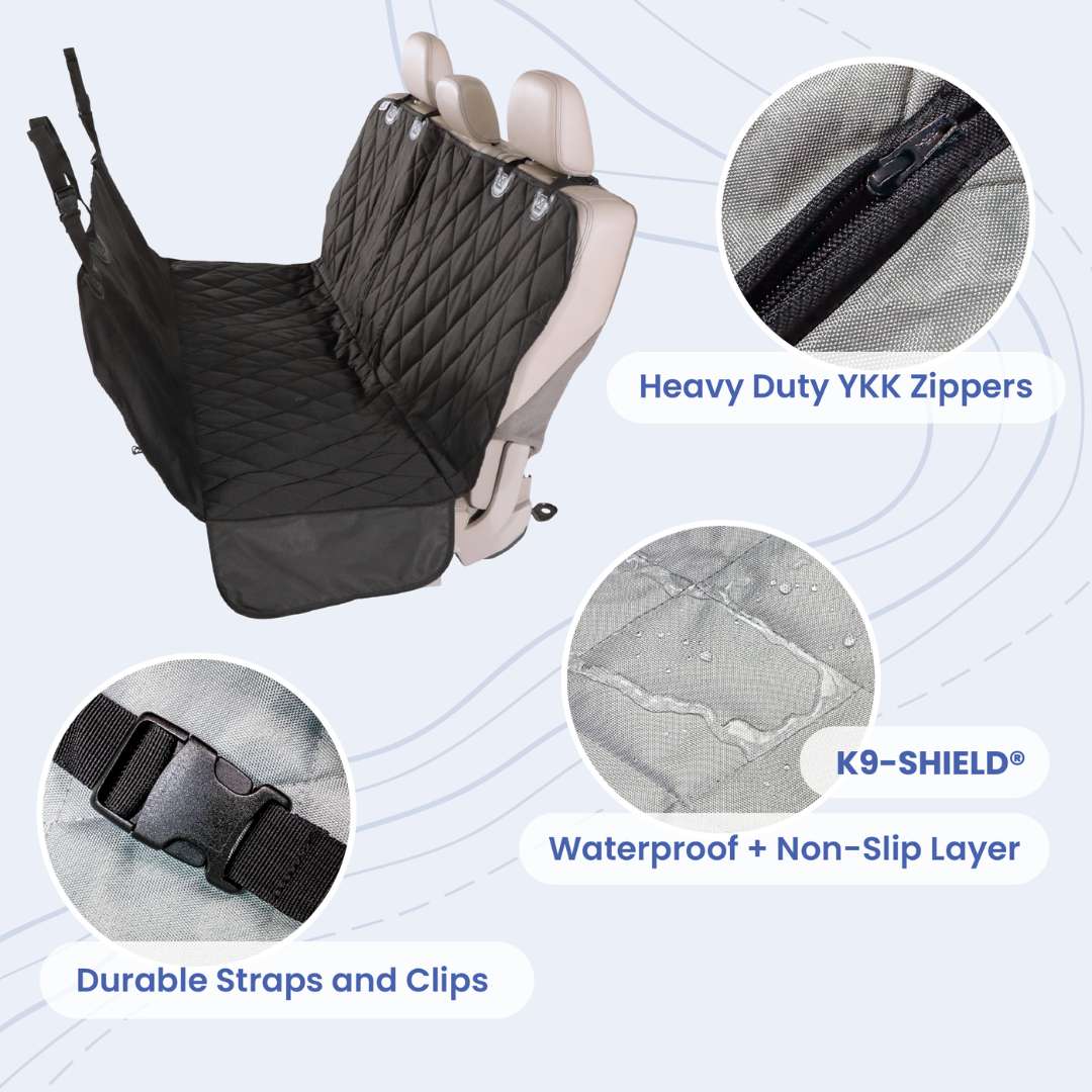 Rear Seat Cover for Fold Down Seats with Hammock - Regular