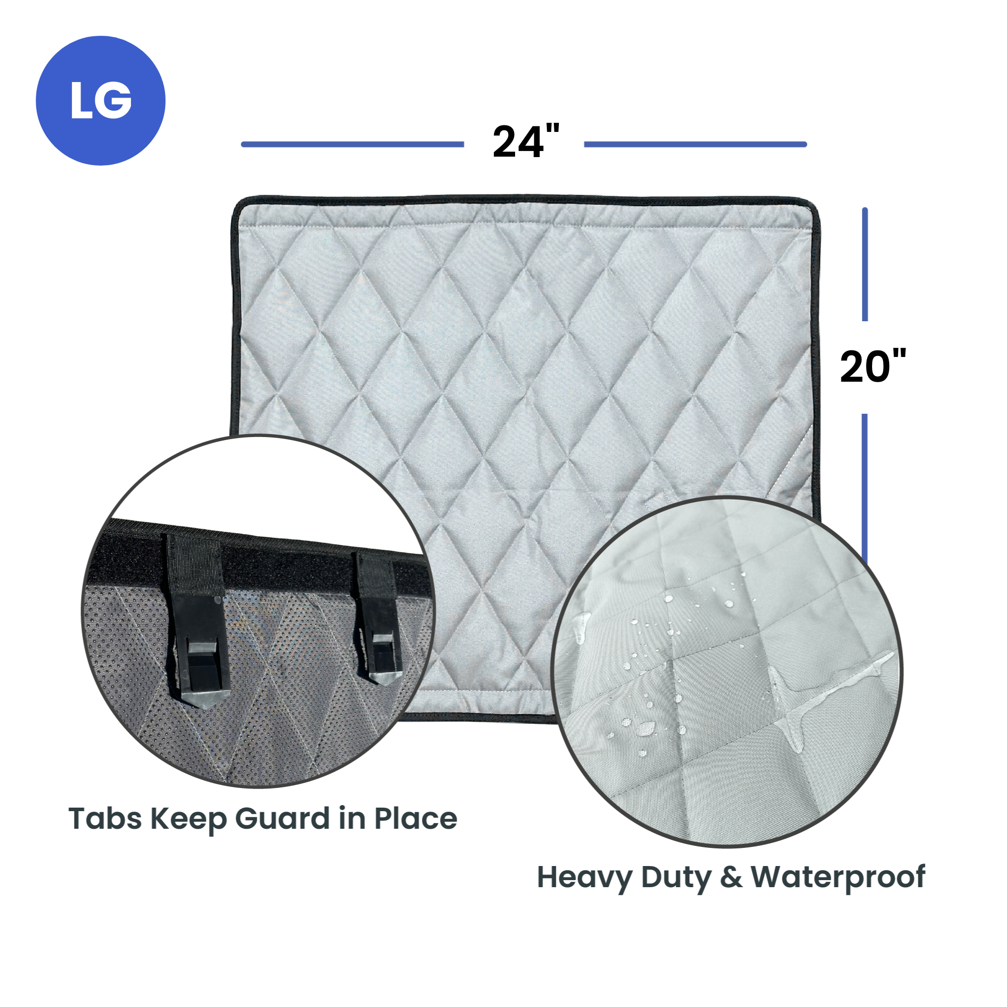Car Door Covers That Stay In Place - Large