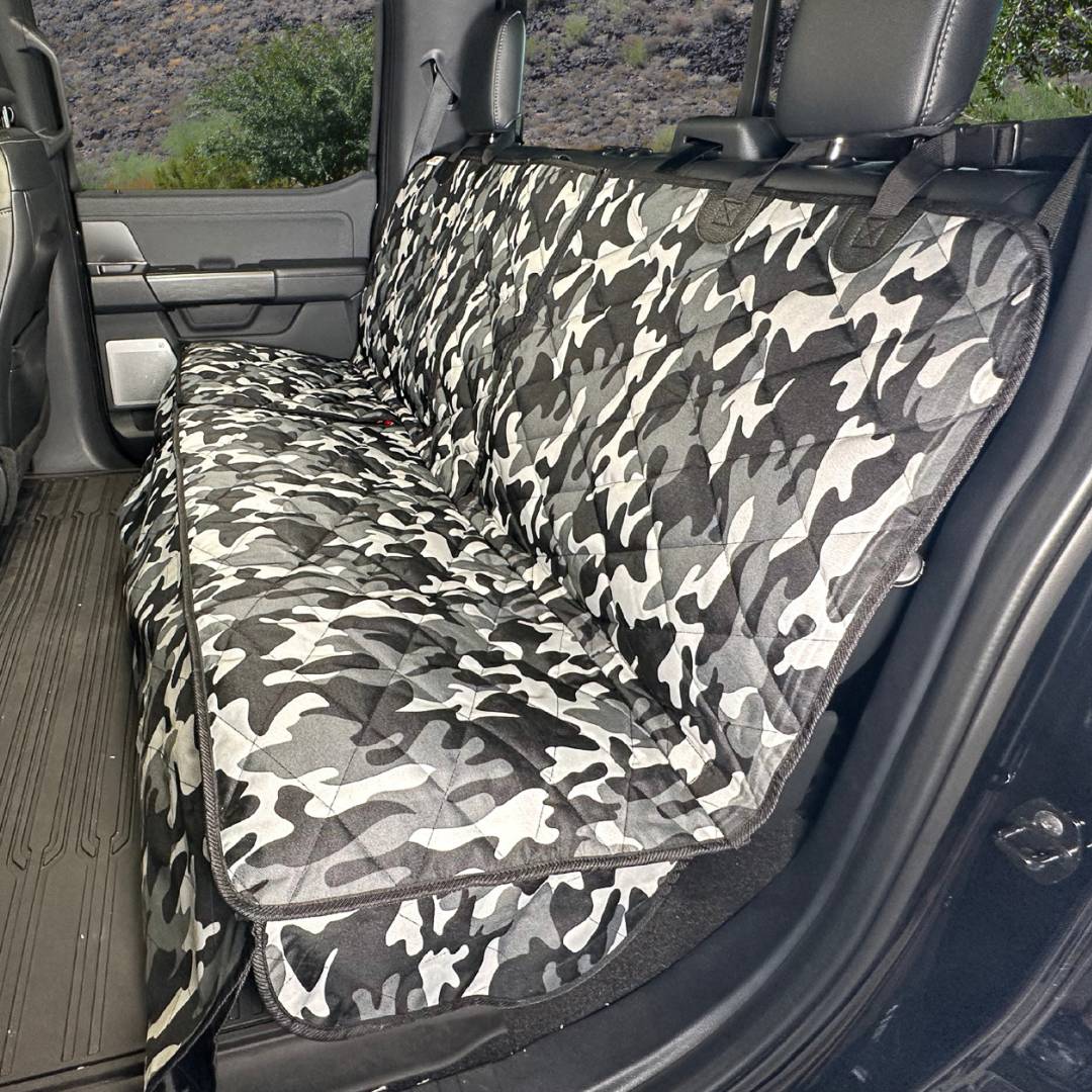 Crew Cab Truck Seat Cover with Hammock for Fold Up Seats