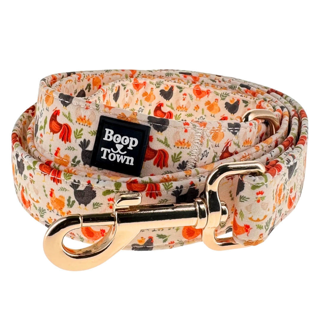 Boop Town 5ft Soft Cotton Dog Leashes with Metal Hardware