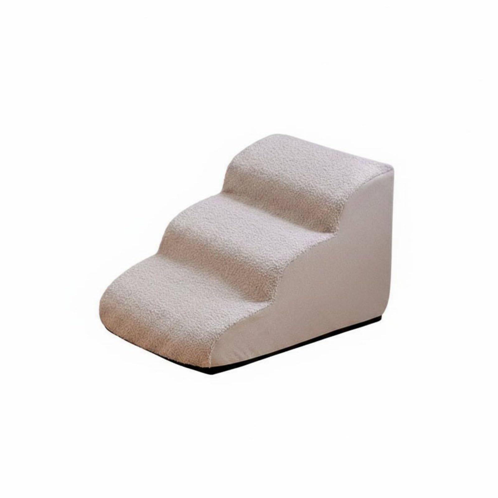 NonSlip Pet Stairs Washable Senior Dog Stairs Removable Cover Small Dog Ladder for Bed, Sofa, Gray, 305040cm