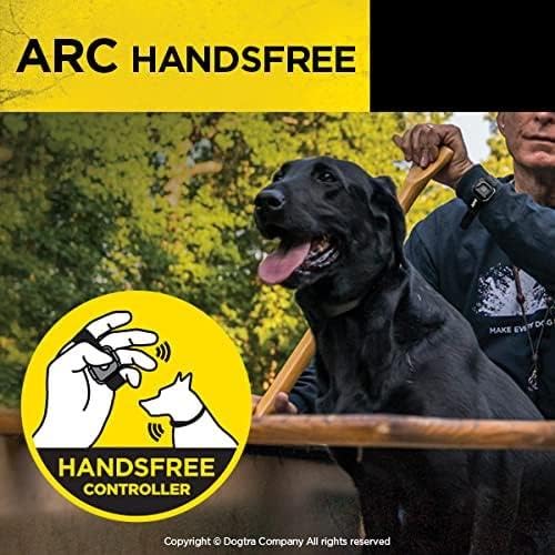 Dogtra ARC HANDSFREE Remote Dog Training E-Collar, 3/4-Mile Range, Black, Synthetic, 3 Piece Set