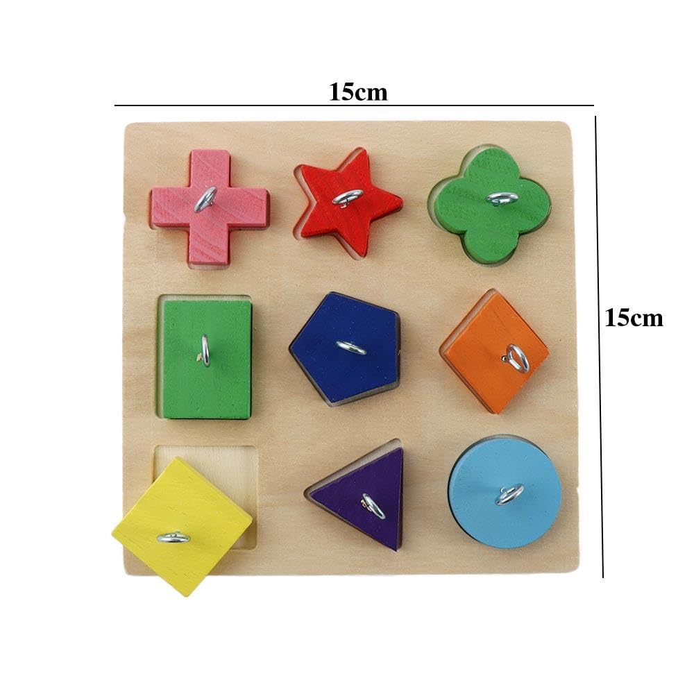 GUEDKIKL Bird Training Toys Puzzle Building Blocks Wooden Block Puzzle Toy for Parrot Budgies Parakeet Lovebird Cockatiel Conure