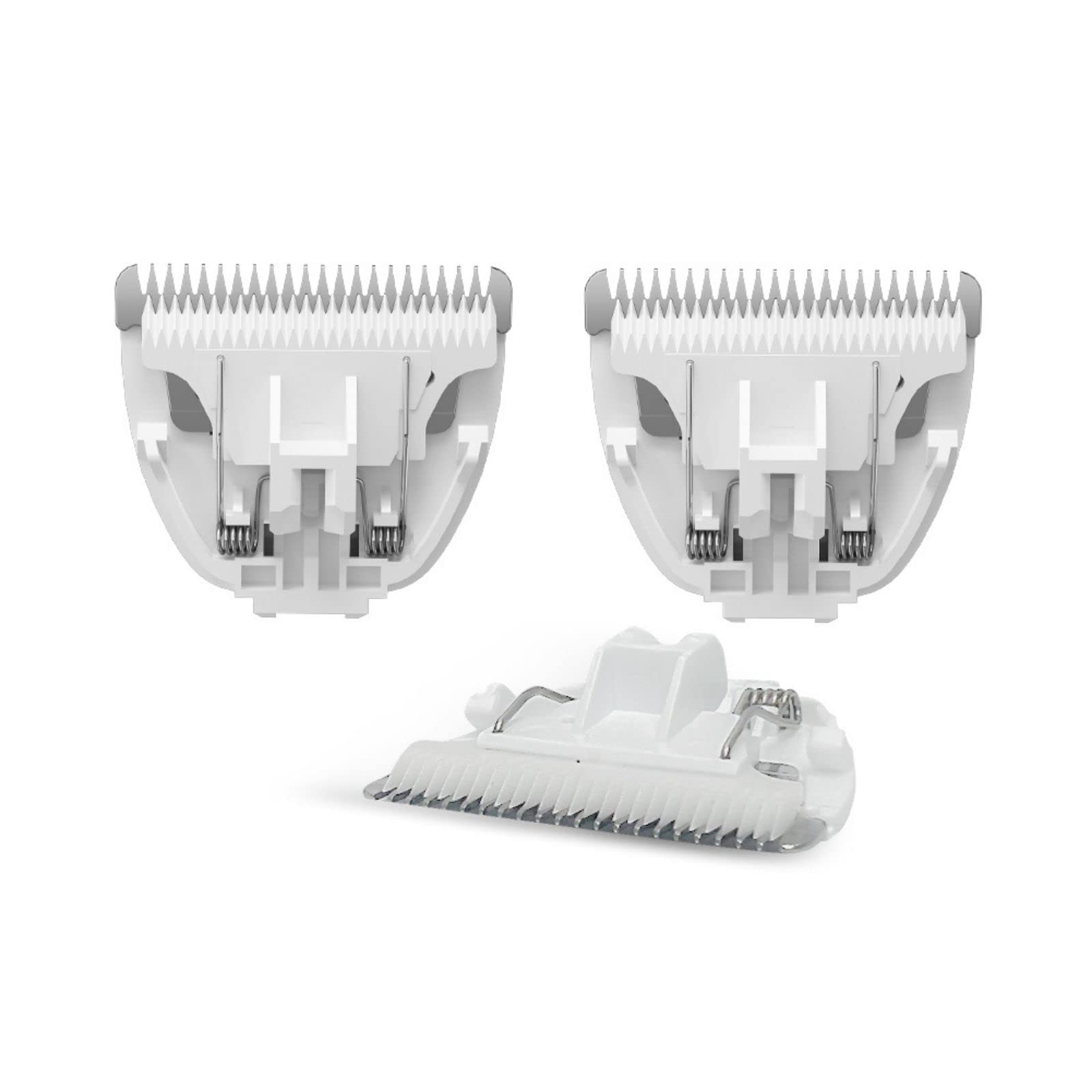 Grimgrow 3 Pcs Standard Size Replaceable Ceramic Blades Set Pet Hair Clipper,Cat Dog Common Use Clipper Blade(#Ap005)