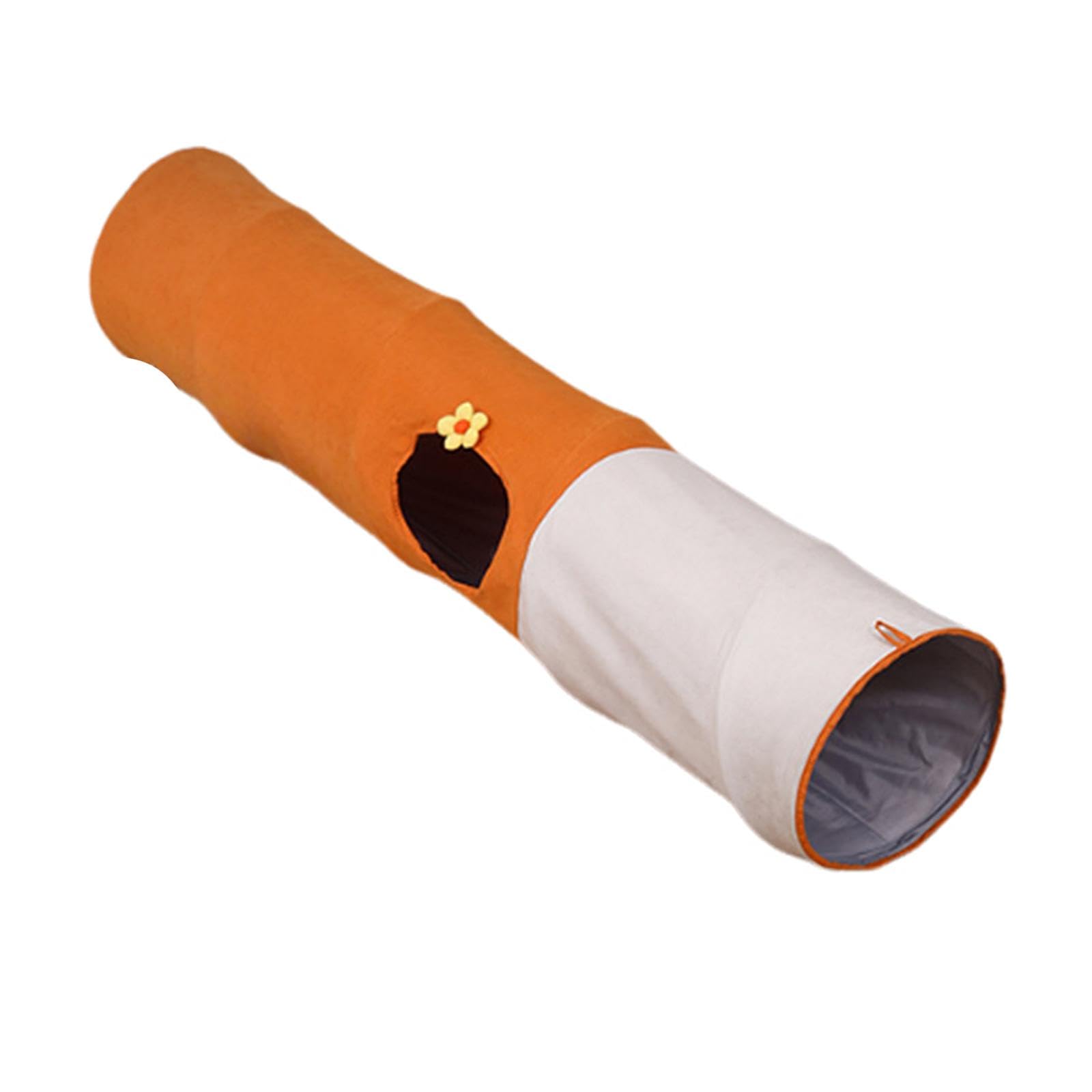 Calandis Straight Cat Tunnel Lovely Foldable Kitten Tube For Playing Training Bunny Large | Toys | Cat Supplies | Pet Supplies