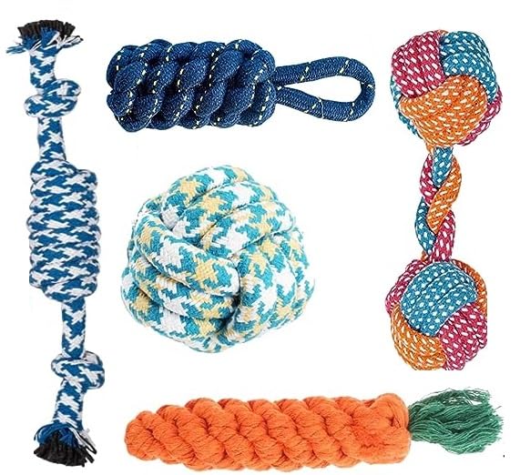 Senapati Tail Dog Toys + Dog Chew Toys + Puppy Teething Toys + Rope Toys + Dog Toys For Small To Medium Dog Toys + Dog Toy Pack 