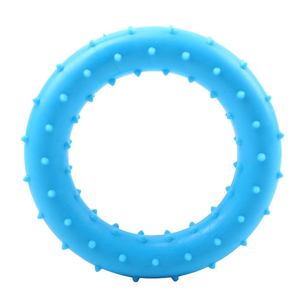 Pet Guard Rubber Dental Puppy Teething Spike Ring Chew Toy, Colour May Vary