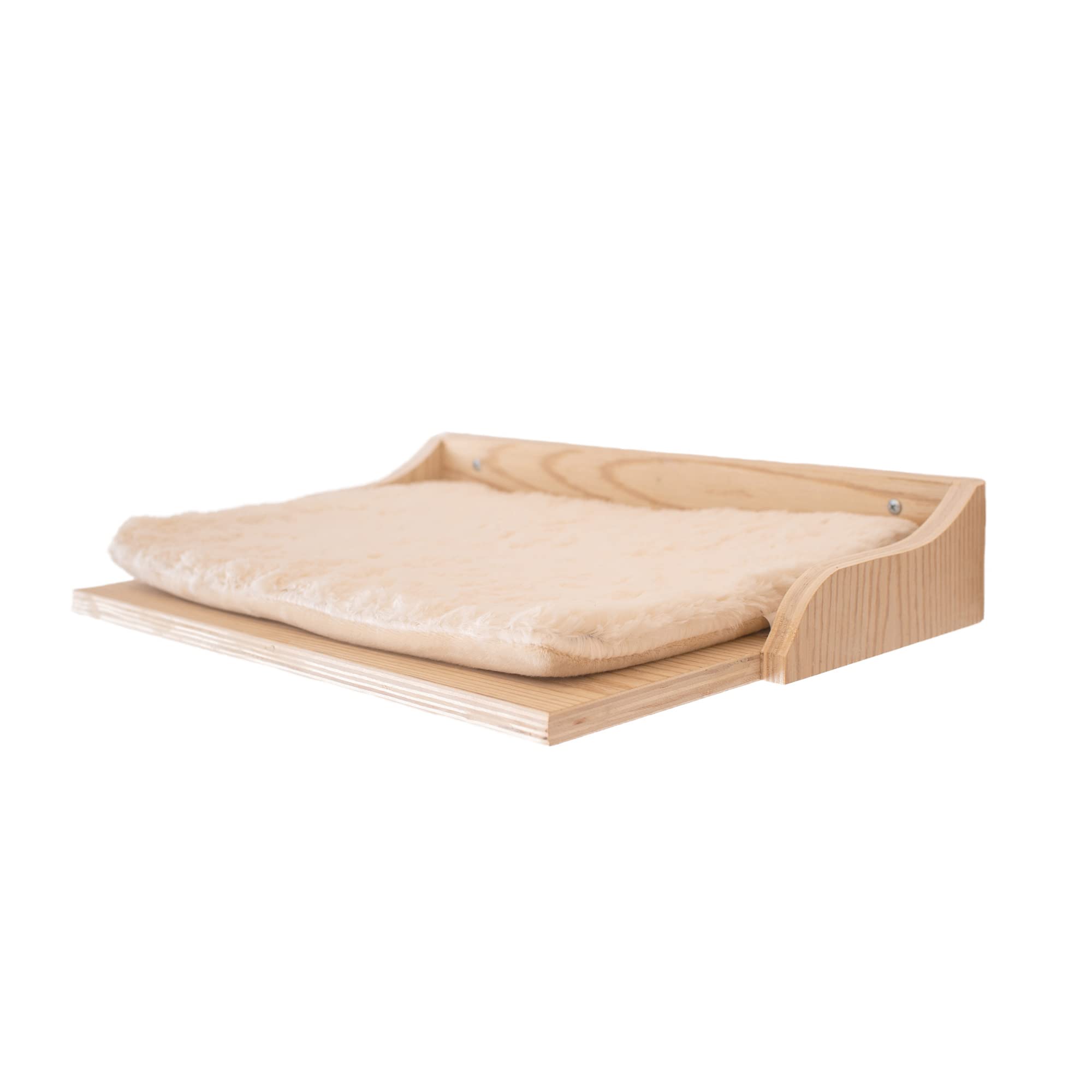 Armarkat Cat Wall Scratch Series: Tree W1907A With Condo, Perch, And Stepup, Natural Beige Medium